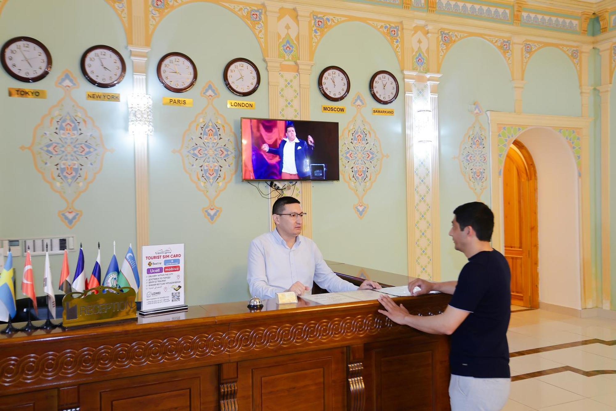 Yangi Sharq Hotel Samarkand Exterior photo